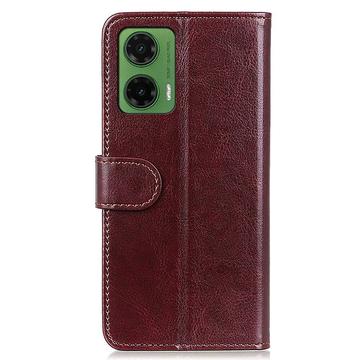 Motorola Moto G35 Pung med Magnetisk Lukning - brun