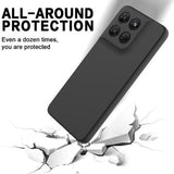 Motorola Moto G37/G37 Power/G47 Flydende silikone cover med håndrem - Sort