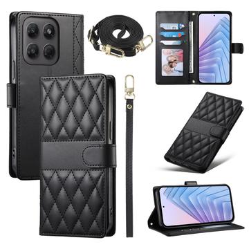 Motorola Moto G37/G47 Luksus Vatteret Pung - sort