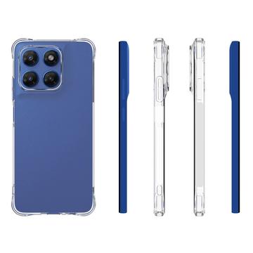 Motorola Moto G37 Power Stødsikkert Silikone Cover - Gennemsigtig