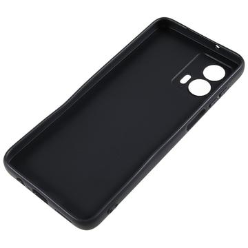 Motorola Moto G53 Anti-Fingeraftryk Mat TPU Cover - Sort