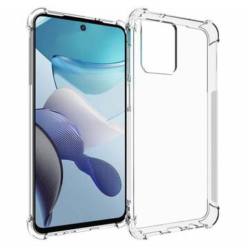 Motorola Moto G53 Stødsikkert TPU Cover - Gennemsigtig