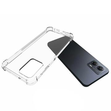 Motorola Moto G53 Stødsikkert TPU Cover - Gennemsigtig
