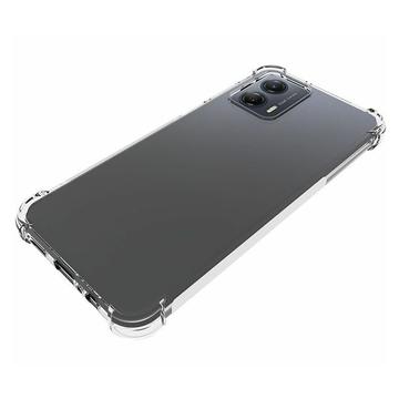 Motorola Moto G53 Stødsikkert TPU Cover - Gennemsigtig