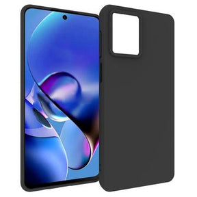 Motorola Moto G54 Anti-Fingeraftryk Mat TPU Cover - Sort