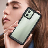 Motorola Moto G54 Anti-Shock Hybrid Cover - Sort