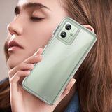 Motorola Moto G54 Anti-Shock Hybrid Cover - Gennemsigtig
