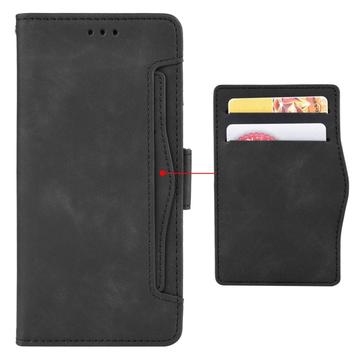 Motorola Moto G54 Pung Cover med Kortholder - Sort