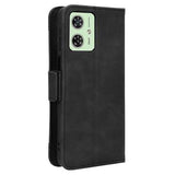 Motorola Moto G54 Pung Cover med Kortholder - Sort