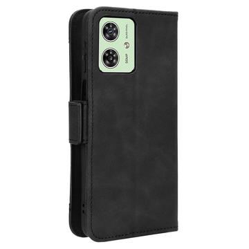 Motorola Moto G54 Pung Cover med Kortholder - Sort