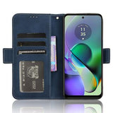 Motorola Moto G54 Pung Cover med Kortholder - Blå