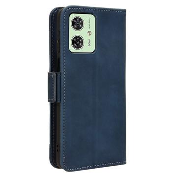 Motorola Moto G54 Pung Cover med Kortholder - Blå