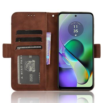 Motorola Moto G54 Pung Cover med Kortholder - Brun