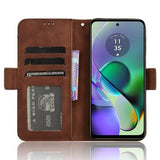 Motorola Moto G54 Pung Cover med Kortholder - Brun