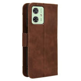 Motorola Moto G54 Pung Cover med Kortholder - Brun