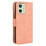 Motorola Moto G54 Pung Cover med Kortholder - Pink