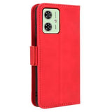 Motorola Moto G54 Pung Cover med Kortholder - Rød