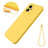 Motorola Moto G54 Liquid Silikone Cover med Strop - Gul