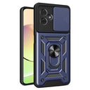 Motorola Moto G54 Roterende Ring Hybrid Cover med Kameraskjold - Blå
