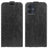 Motorola Moto G54 Vertikal Flip Taske med Kortholder - Sort