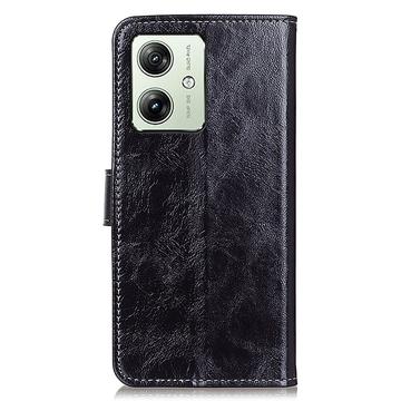 Motorola Moto G54 Pung Taske med Magnetisk Lukning - Sort