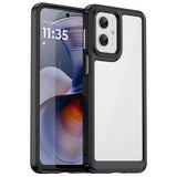 Motorola Moto G55 Anti-Shock Hybrid Cover - Sort