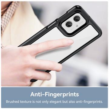 Motorola Moto G55 Anti-Shock Hybrid Cover - Sort