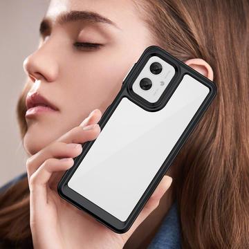 Motorola Moto G55 Anti-Shock Hybrid Cover - Sort
