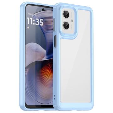 Motorola Moto G55 Anti-Shock Hybrid Cover - Blå