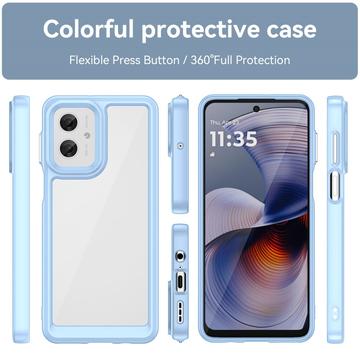 Motorola Moto G55 Anti-Shock Hybrid Cover - Blå