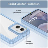 Motorola Moto G55 Anti-Shock Hybrid Cover - Blå