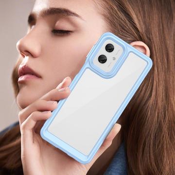 Motorola Moto G55 Anti-Shock Hybrid Cover - Blå