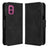 Motorola Moto G55 Kortholder Pung Etui - Sort