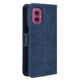 Motorola Moto G55 Kortholder Pung Etui - Blå