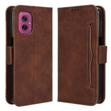 Motorola Moto G55 Kortholder Pung Etui - Brun