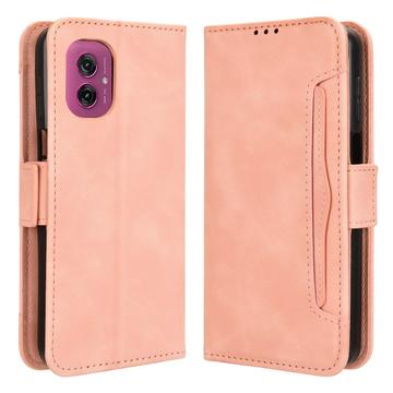 Motorola Moto G55 Kortholder Pung Etui - Pink
