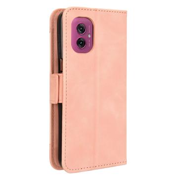 Motorola Moto G55 Kortholder Pung Etui - Pink