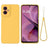 Motorola Moto G55 Liquid Silikone Cover med Strop - Gul