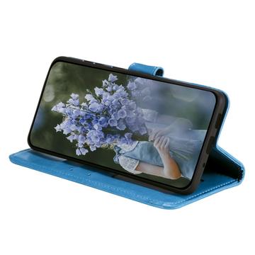 Motorola Moto G55 Mandala Serie Pung Etui - Blå