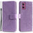Motorola Moto G55 Mandala Serie Pung Etui - Lilla