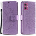 Motorola Moto G55 Mandala Serie Pung Etui - Lilla