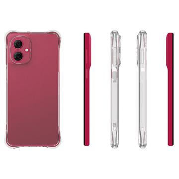 Motorola Moto G55 Stødtæt TPU Cover - Gennemsigtig