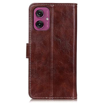 Motorola Moto G55 Pung med Magnetisk Lukning - brun