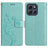 Motorola Moto G56 Butterfly Series Flip Cover med Pung - Cyan