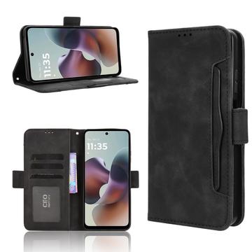 Motorola Moto G56 Kortholder Pung Etui - Sort