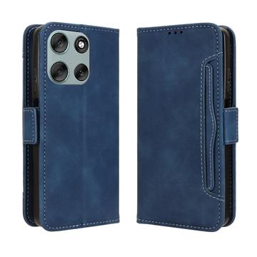 Motorola Moto G56 Kortholder Pung Etui - Blå