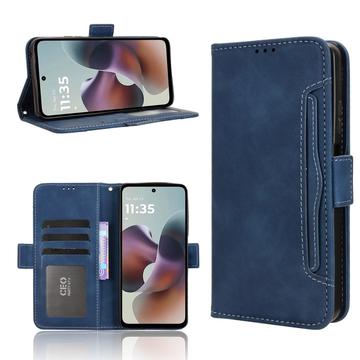Motorola Moto G56 Kortholder Pung Etui - Blå