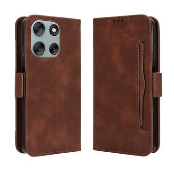 Motorola Moto G56 Kortholder Pung Etui - Brun