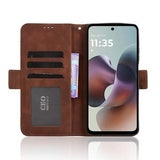 Motorola Moto G56 Kortholder Pung Etui - Brun