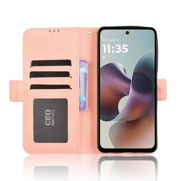 Motorola Moto G56 Kortholder Pung Etui - Pink